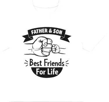 T-shirt vaders en zonen paternal fist-bump - TenStickers