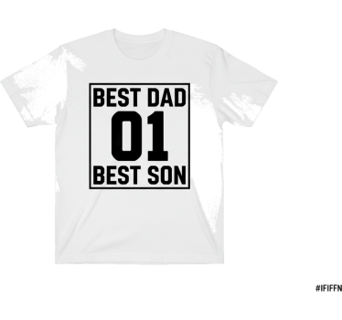 T-shirt vaders en zonen team nummer set - TenStickers