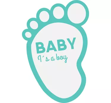Baby t-shirt met babyafdruk humor - TenStickers