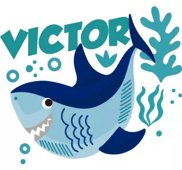 Baby t-shirt vrolijke haai overwinning - TenStickers