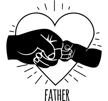 T-shirt vaders en zonen vader zoon verbondenheid - TenStickers