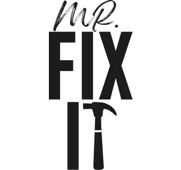 Vaders en zonen tshirts Mr fix De t-shirt - TenStickers
