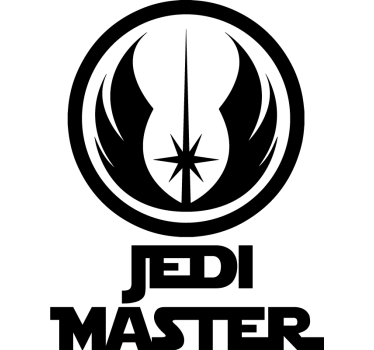 Vaders en zonen tshirts Jedi meester - TenStickers