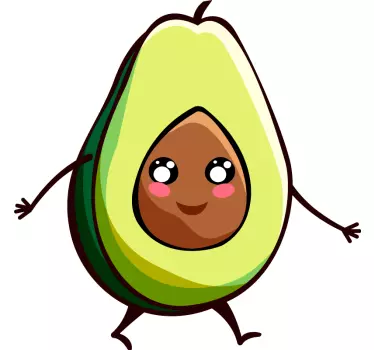 T-shirt vaders en zonen schattige avocado banaan set - TenStickers