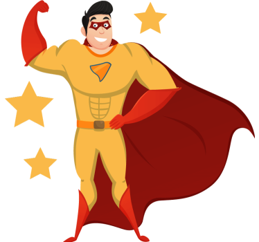 Superhelden ontwerp t-shirt vaders en zonen - TenStickers