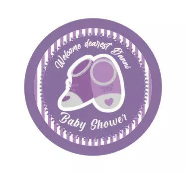 Uitnodigende uitnodiging baby t-shirt - TenStickers