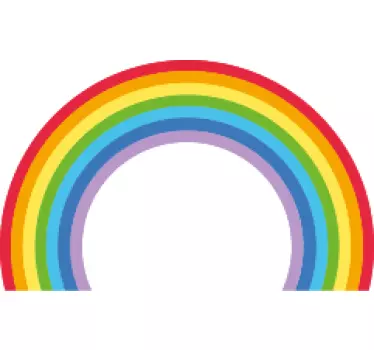 Baby t-shirt met heldere regenboogprint - TenStickers
