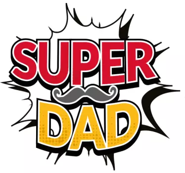 T-shirt vaders en zonen super papa graphic - TenStickers