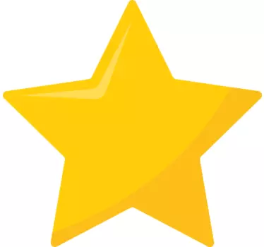 Baby t-shirt stralende ster vorm - TenStickers