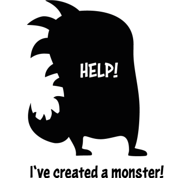 Moeders en dochters t-shirts Familie de monstruos - TenStickers