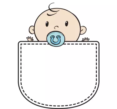 Baby t-shirt schattige babyzak - TenStickers