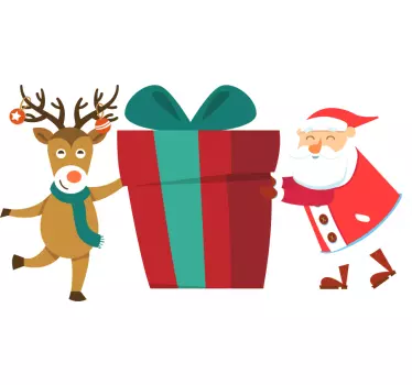 T-shirt vaders en zonen vrolijk kerstcadeau - TenStickers