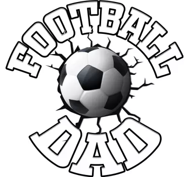 Voetbal shirt vader en zoon - TenStickers