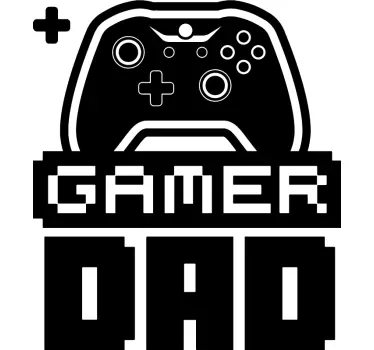 T-shirt vaderdag gamers - TenStickers