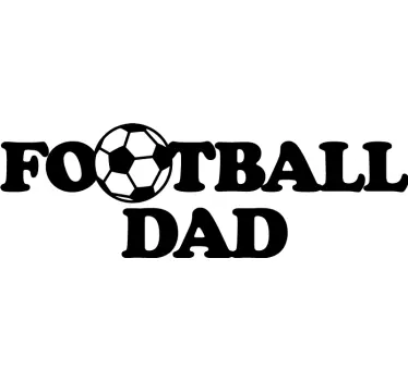 T-shirt vaderdag voetbal - TenStickers