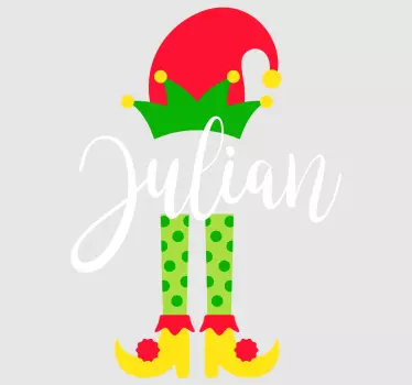 Elfenfamilie Kerst hoodie - TenStickers