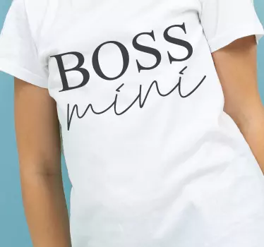 Vaders en zonen tshirts Baas man en babyshirt - TenStickers