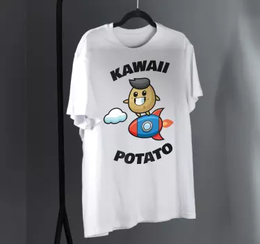 Baby t-shirt kawaii aardappel avontuur - TenStickers