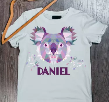 Baby t-shirt koala gezicht kunst - TenStickers
