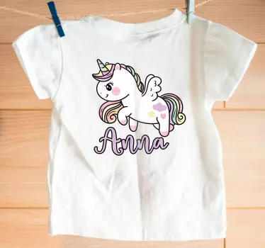 Baby t-shirt schattig eenhoorn ontwerp - TenStickers