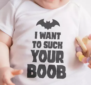 Baby t-shirt schattige baby humor - TenStickers