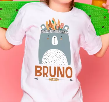 Baby t-shirt schattige beer grafiek - TenStickers