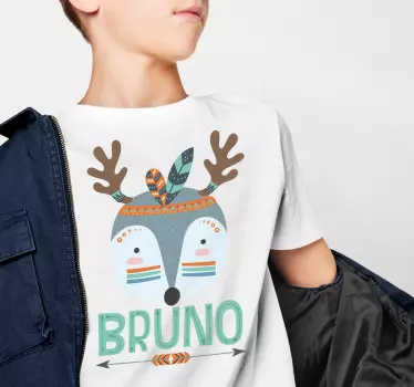 Baby t-shirt schattige dierenvriend - TenStickers