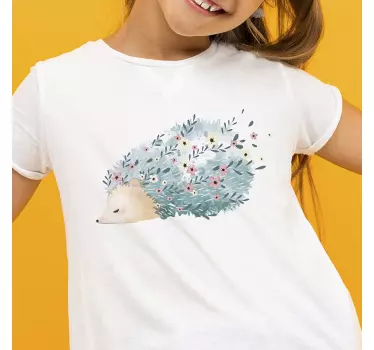 Baby t-shirt schattige egel illustratie - TenStickers