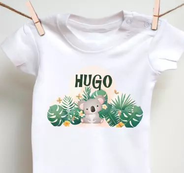 Baby t-shirt schattige koala omhelzing - TenStickers