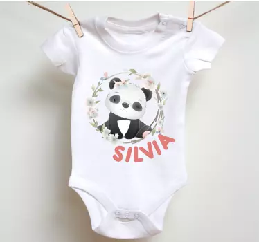 Baby t-shirt schattige panda outfit - TenStickers