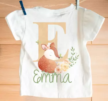 Baby t-shirt schattige vos illustratie - TenStickers