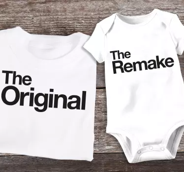 Moeders en dochters t-shirts Originele en remake - TenStickers