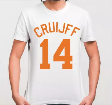 T-shirt met naam en gepersonaliseerd sportnummer - TenStickers