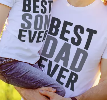 T-shirt vaders en zonen beste zoon en vader - TenStickers