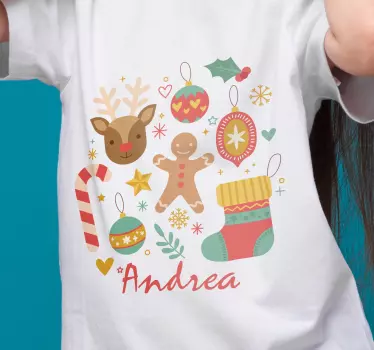 T-shirt vaders en zonen feestelijke vakantievreugde - TenStickers
