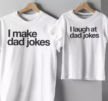 T-shirt vaders en zonen grappencombo - TenStickers