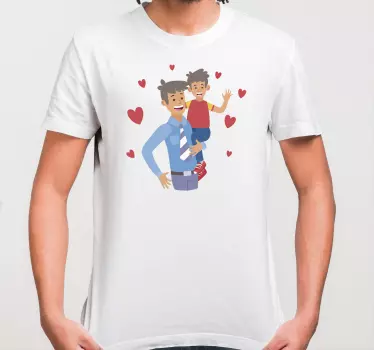 T-shirt vaders en zonen hartverwarmende band - TenStickers