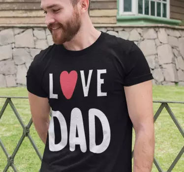 T-shirt vaders en zonen hartverwarmende vaderliefde - TenStickers