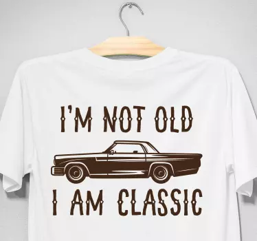 T-shirt vaders en zonen klassiek niet oud - TenStickers