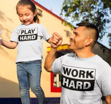 T-shirt vaders en zonen speelse gezinsbinding - TenStickers