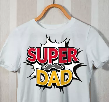 T-shirt vaders en zonen super papa graphic - TenStickers