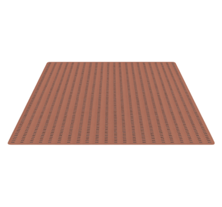 Streepjeslijn ontwerp vinyl tapijt buitenshuis - TenStickers