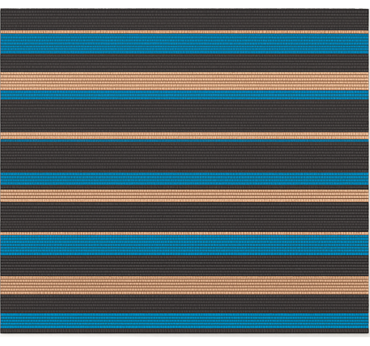 Donkere toon geweven effect vinyl tapijt keuken - TenStickers