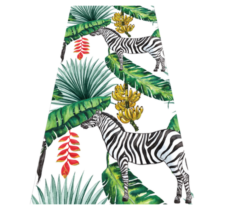 Dieren vinyl tapijt natuurpatroon - TenStickers