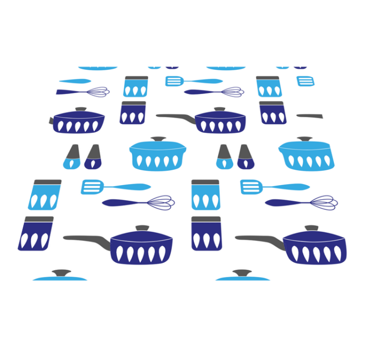 Vinyl tapijt keuken wanddecoratie keukenaccessoires - TenStickers