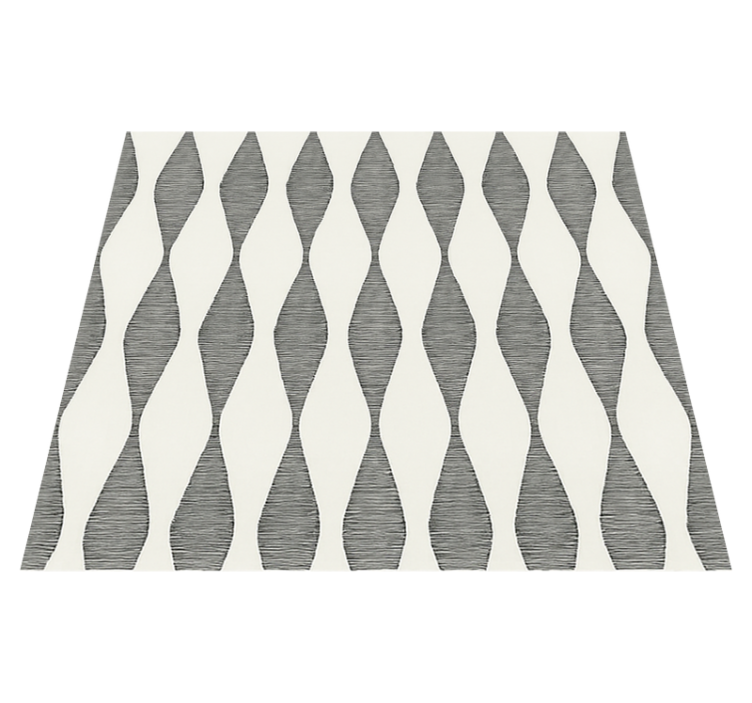 Vinyl tapijt keuken rabaul ikaat beige motief - TenStickers