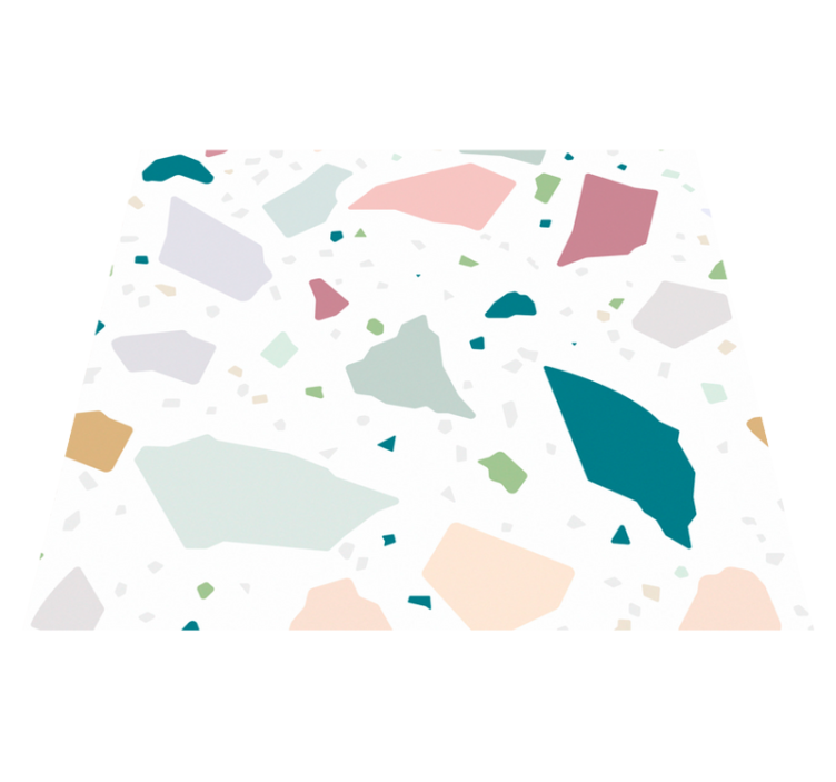 Vinyl tapijt keuken mediterrane terrazzo patroon - TenStickers