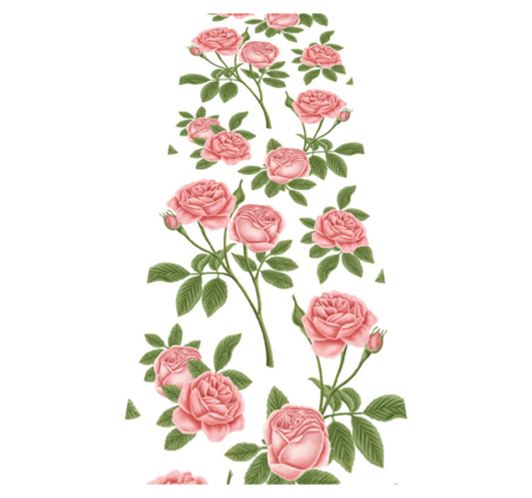 Vinyl tapijt keuken bloemenprint rozen - TenStickers