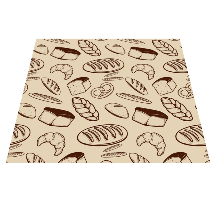 Vinyl tapijt keuken bakery naadloos - TenStickers
