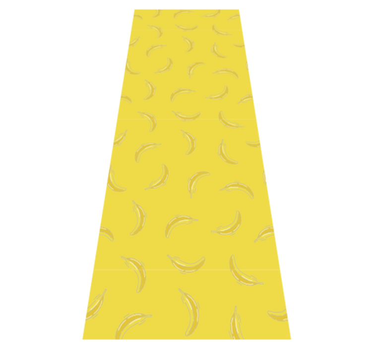 Vinyl tapijt keuken pantone bananen - TenStickers